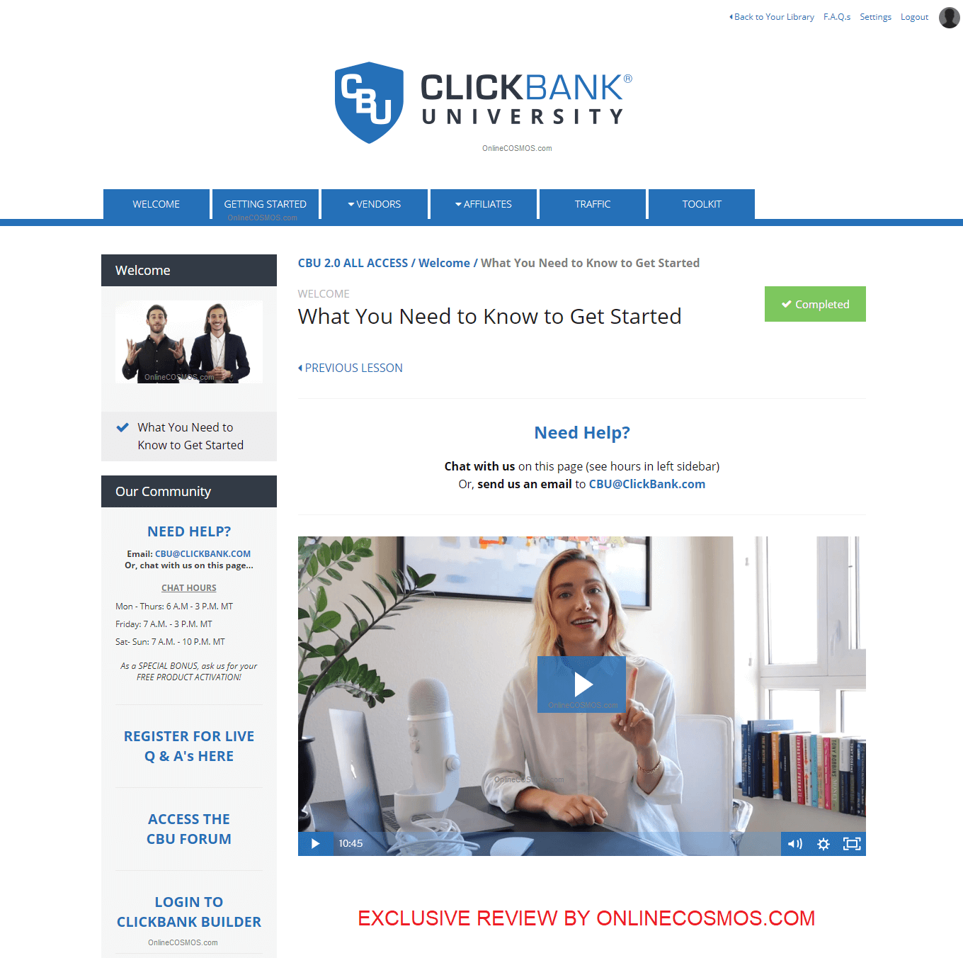Clickbnak University 2