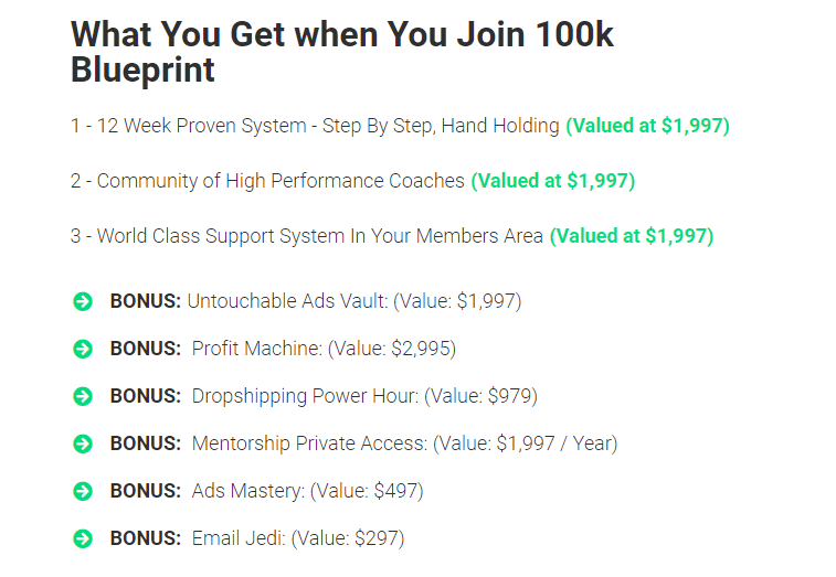 100K Blueprint Bonus Offers